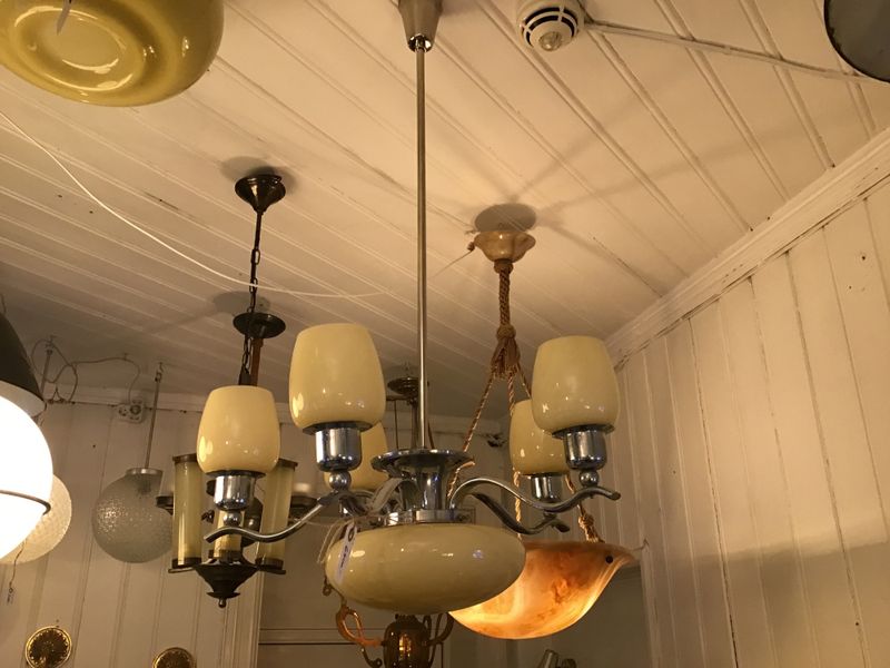 Art deco taklamper